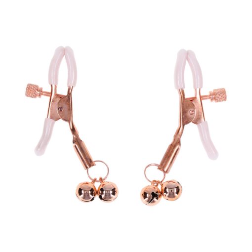 Sportsheets Sex & Mischief Peaches 'N Creame Bell Nipple Clamps - Image 2
