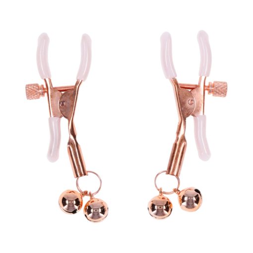 Sportsheets Sex & Mischief Peaches 'N Creame Bell Nipple Clamps - Image 3