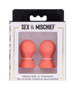 Sportsheets Sex & Mischief Peaches 'N Creame Silicone Nipple Suckers