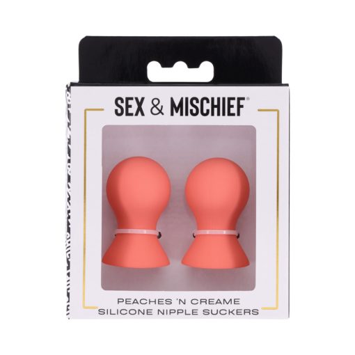 Sportsheets Sex & Mischief Peaches 'N Creame Silicone Nipple Suckers