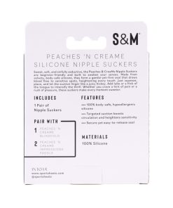 Sportsheets Sex & Mischief Peaches 'N Creame Silicone Nipple Suckers