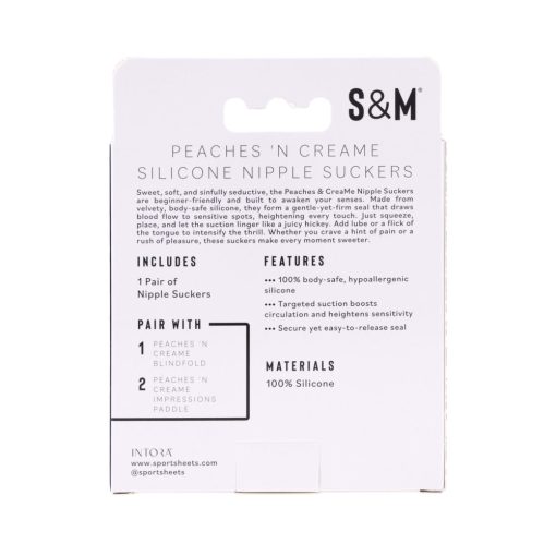 Sportsheets Sex & Mischief Peaches 'N Creame Silicone Nipple Suckers - Image 6