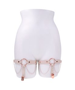 Sportsheets Sex & Mischief Peaches 'N Creame Pearl Garters