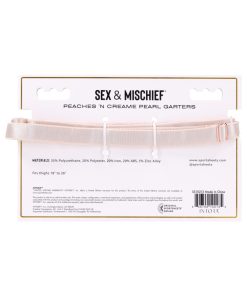 Sportsheets Sex & Mischief Peaches 'N Creame Pearl Garters