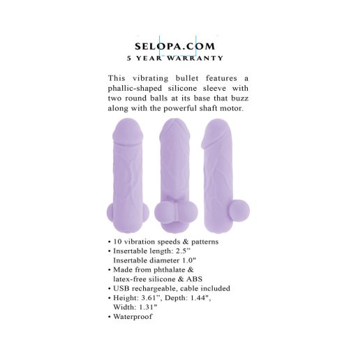 Selopa Ballsy Bullet Purple - Image 9
