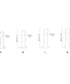 Strap-On-Me P&G-Spot Dildo Medium Black