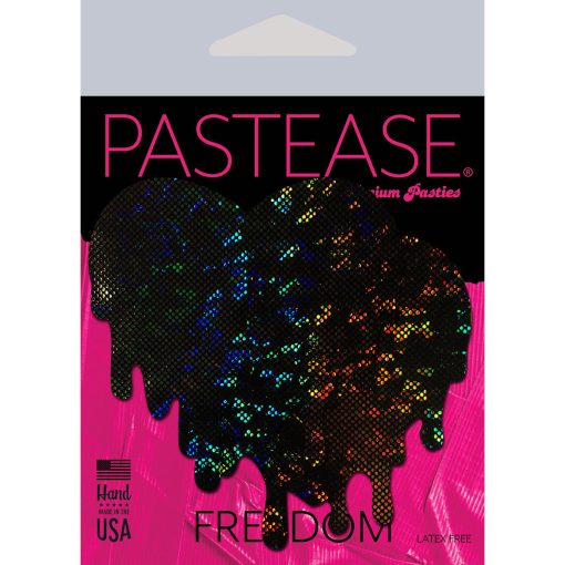 Pastease Melted Heart Pasties Black - Image 3