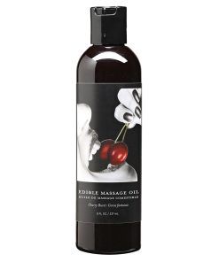 Earthly Body Edible Massage Oil Cherry Burst 8Oz