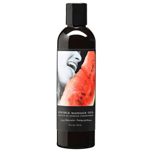 Earthly Body Edible Massage Oil Juicy Watermelon 8Oz