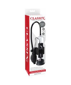 Classix Vibrating Power Pump Clear/Black