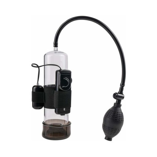 Classix Vibrating Power Pump Clear/Black - Image 2
