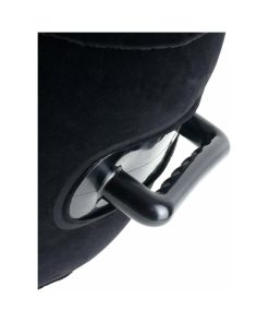Fetish Fantasy Series Inflatable Hot Seat With Vibrating Dildo Black