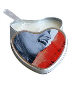 Earthly Body Hemp Seed Edible Massage Candle Watermelon 4 Oz.