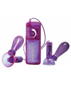 Alternative view of Fetish Fantasy Series Vibrating Nipple Pumps With Remote