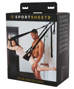 Sportsheets Adjustable Door Jam Sex Sling Black