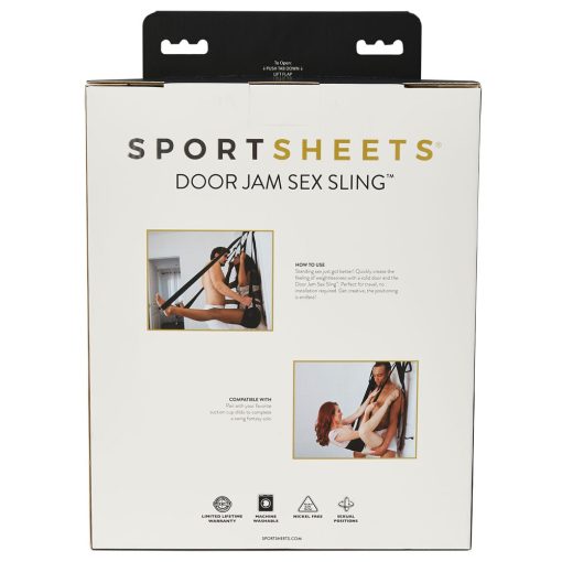 Sportsheets Adjustable Door Jam Sex Sling Black - Image 2