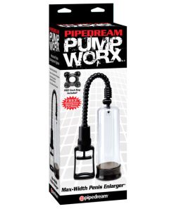 Pump Worx Max-Width Penis Enlarger Pump Clear/Black