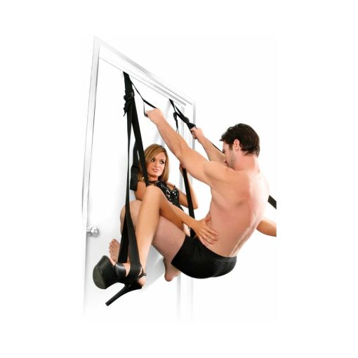 Fetish Fantasy Series Adjustable Deluxe Fantasy Door Swing Black - Image 4