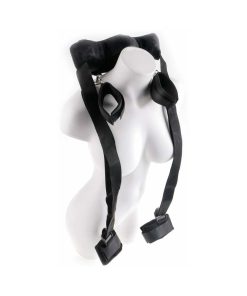 Fetish Fantasy Series Adjustable Position Master With Cuffs Black