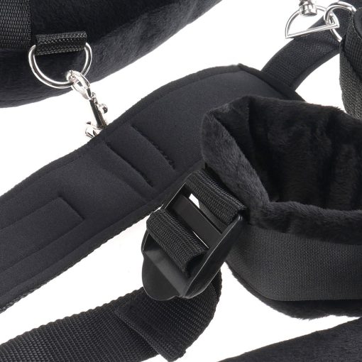 Fetish Fantasy Series Adjustable Position Master With Cuffs Black - Image 2