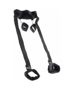 Fetish Fantasy Series Adjustable Position Master With Cuffs Black