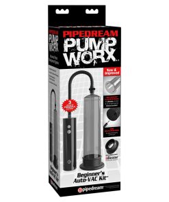 Pump Worx Rechargeable Beginner'S Auto-Vac Kit Black