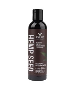 Earthly Body Hemp Seed Massage Oil Guavalava 8 Oz.