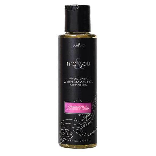 Sensuva Me & You Pheromone-Infused Luxury Massage Oil Pomegranate