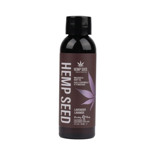 Earthly Body Massage Oil Lavender 2Oz