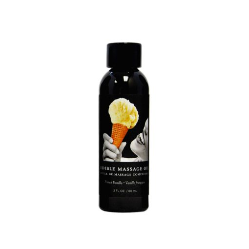 Earthly Body Edible Massage Oil Vanilla 2Oz