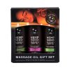 Earthly Body Hemp Seed Massage Oil 3-Piece Gift Set 2 Oz.