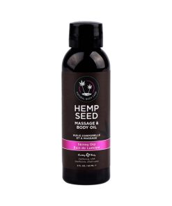 Earthly Body Hemp Seed Massage Oil 3-Piece Gift Set 2 Oz.