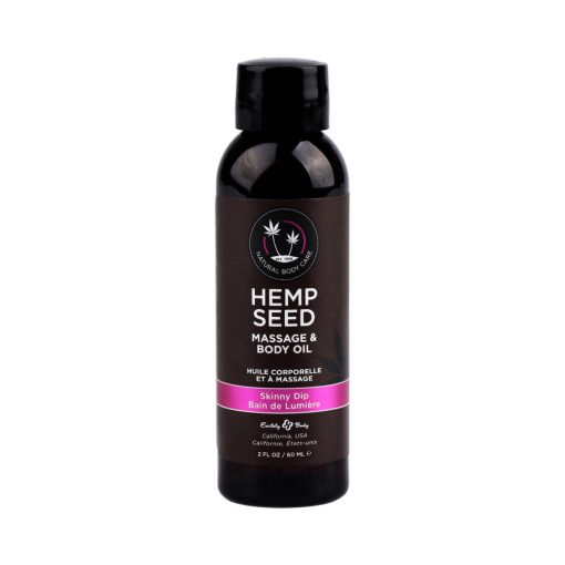 Earthly Body Hemp Seed Massage Oil 3-Piece Gift Set 2 Oz. - Image 4