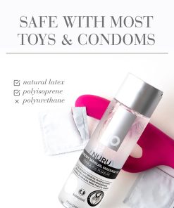 Jo Nuru Full-Body Sensual Massage Gel 8 Oz.