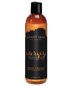 Intimate Earth Energize Massage Oil 120 Ml/4 Oz