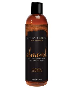 Intimate Earth Honey Almond Aromatherapy Massage Oil 4 Oz.