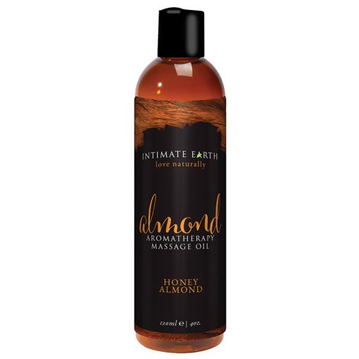 Intimate Earth Honey Almond Aromatherapy Massage Oil 4 Oz.