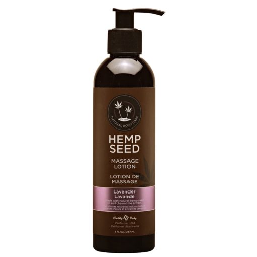 Earthly Body Massage Lotion Lavender 8Oz
