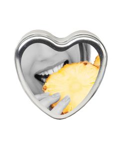 Earthly Body Hemp Seed Edible Massage Candle Pineapple 4 Oz.