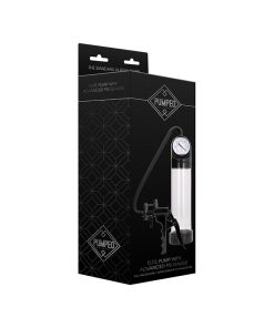 Pumped Elite Penis Pump With Advanced Psi Gauge Clear