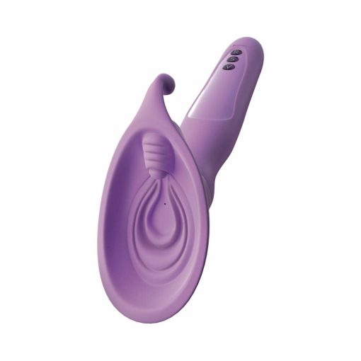 Fantasy For Her Vibrating Roto Suck-Her Silicone Vulva Pump Purple - Image 2