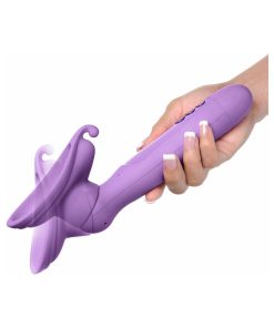 Fantasy For Her Vibrating Roto Suck-Her Silicone Vulva Pump Purple