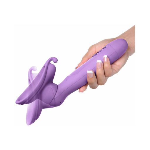 Fantasy For Her Vibrating Roto Suck-Her Silicone Vulva Pump Purple - Image 5