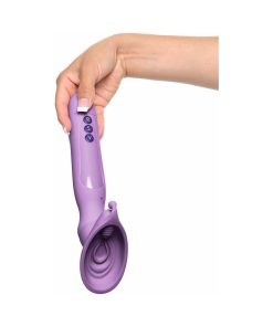 Fantasy For Her Vibrating Roto Suck-Her Silicone Vulva Pump Purple