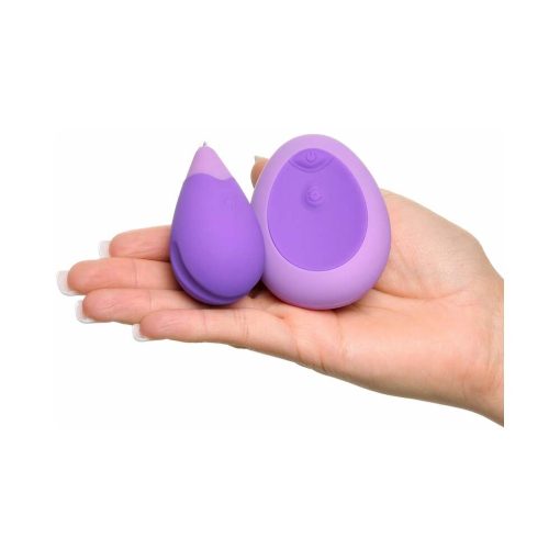 Fantasy For Her Remote Kegel Excite-Her Rechargeable Silicone Trainer Purple - Image 4