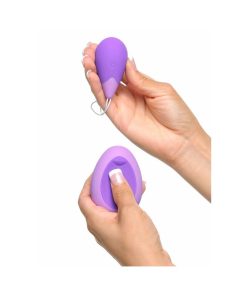Fantasy For Her Remote Kegel Excite-Her Rechargeable Silicone Trainer Purple