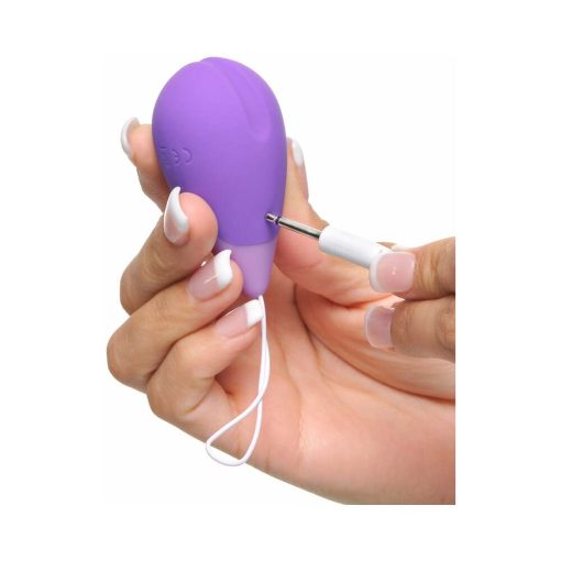 Fantasy For Her Remote Kegel Excite-Her Rechargeable Silicone Trainer Purple - Image 7