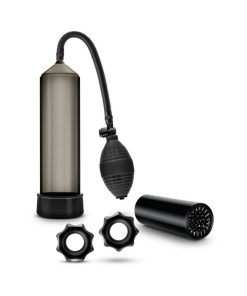 Stroker & 2-Piece Cockring Set Black