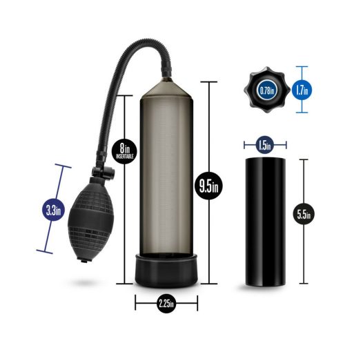 Quickie Kit Thick Cock Pump, Stroker & 2-Piece Cockring Set Black - Image 5