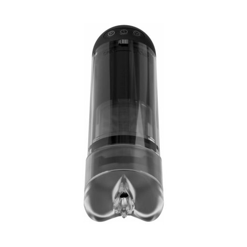 Pdx Elite Extender Pro Rechargeable Vibrating Penis Pump Clear/Black - Image 4